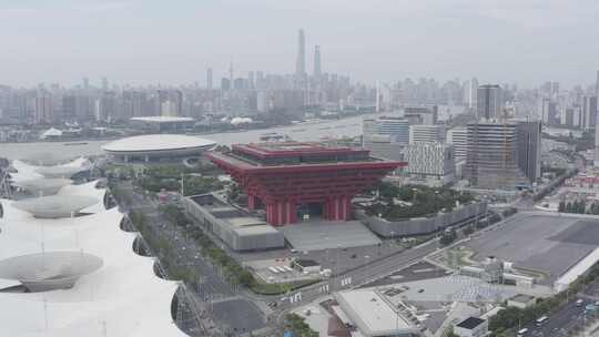 4K原素材-航拍上海世博园-7