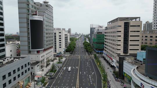 江苏常州城市风光航拍