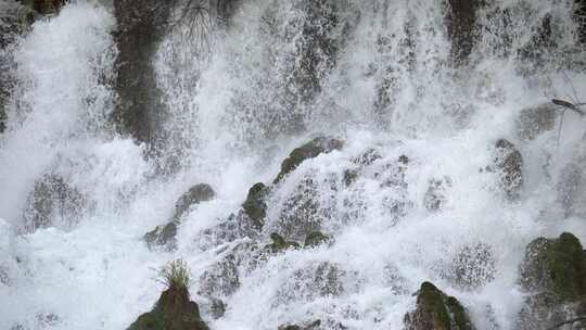 贵州瀑布河流流水山泉水