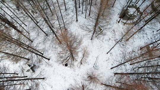 冬季雪地真人cs户外竞技运动场地