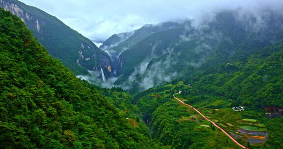 湖北恩施鹿院坪景点延时摄影