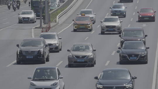 城市车流 城市出行 汽车行驶