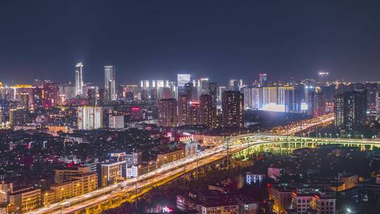 二环东路（金马悦城方向）夜景延时