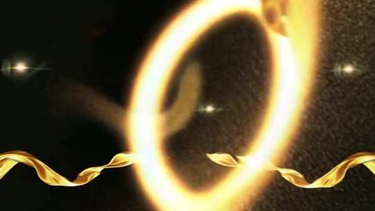 金色光环特效画面