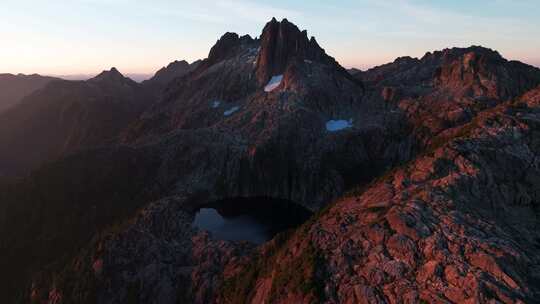 三重峰，加拿大，温哥华岛，山脉