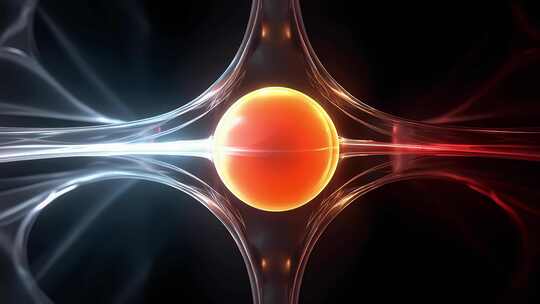 能量核心涌动科技光芒四射