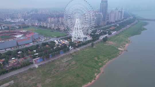 南昌之星摩天轮航拍