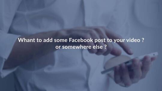 Facebook社交案例展示开头开场AE模板