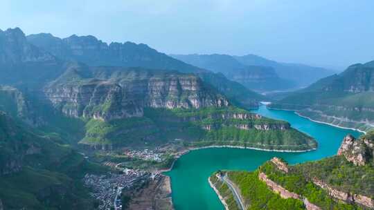 4K航拍​河南安阳林州太行大峡谷