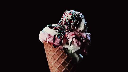夏日唯美小清新冰淇淋冰激凌
