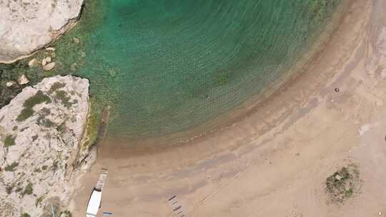 大岩石，海滩，海岸，海浪