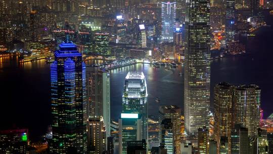 香港城市灯光