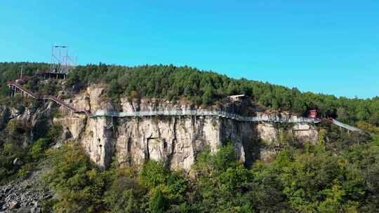 山东枣庄龟山风景区2023秋季航拍宣传片