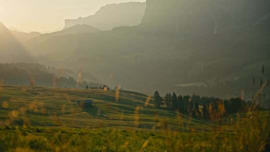 Alpe Di Siusi，白云石，山，