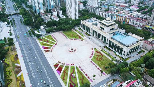 广西南宁民族广场视频素材模板下载