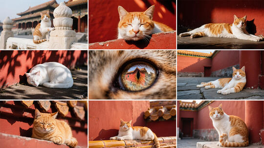 【合集】故宫猫的悠闲生活