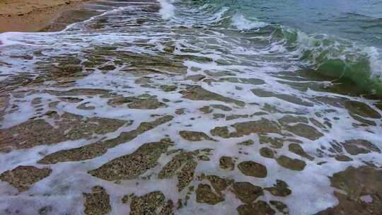 自然风光大海海水海浪视频