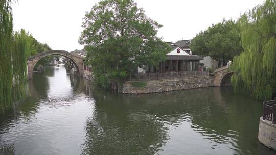 浙江湖州南浔古镇江南水乡风景