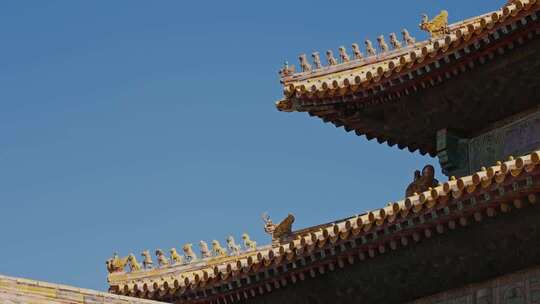 故宫宫殿屋脊兽0277