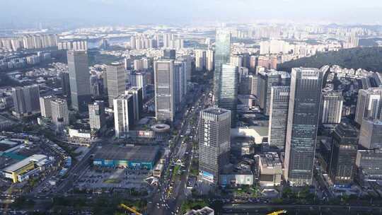 广州番禺CBD南村万博航拍