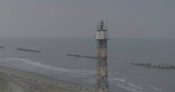 台湾极西海滩和灯塔