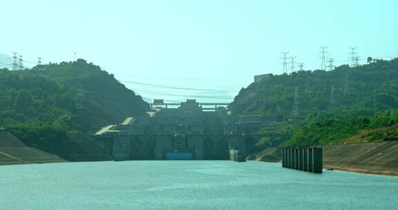 湖北宜昌三峡大坝景点4K视频