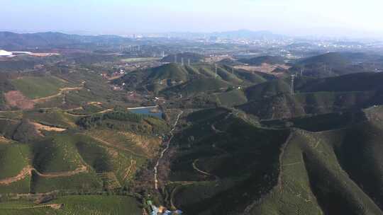 原创拍摄莫干山山野田园风光群山山区乡村