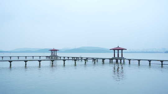 武汉东湖风景区听涛泳池