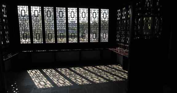 中式建筑室内唯美光影 沉浸范围