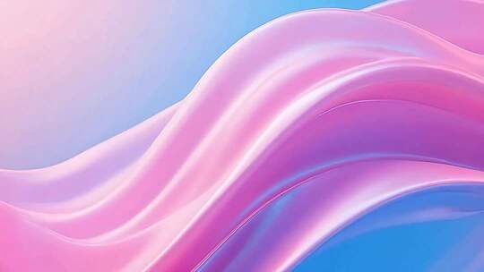 粉蓝渐变流体背景素材
