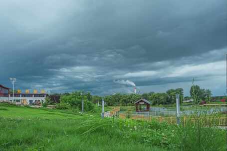 原素材 枣庄大美风光谭家河湿地公园延时