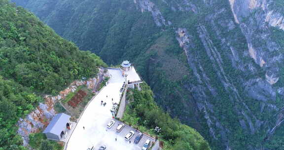 四川重庆兰英大峡谷景点航拍