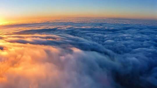 高空云海日出全景