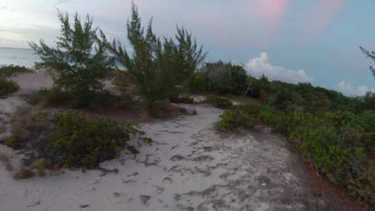 无人机拍摄岛屿