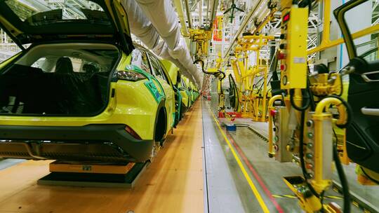 国产车制造商 国产品牌汽车 汽车工艺视频素材模板下载