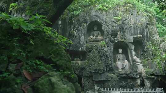 杭州飞来峰 佛像