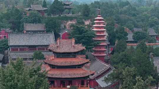 航拍平顶山汝州风穴寺