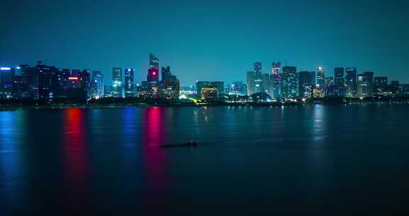 杭州夜景延时