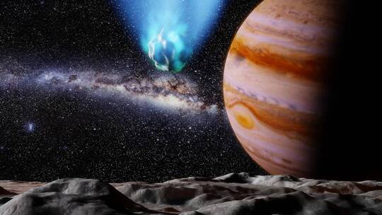 木星地球和陨石