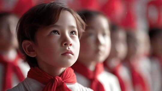 少年儿童面向未来充满希望