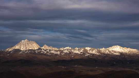 8K高原雪山风光延时