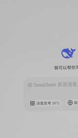 竖拍 DeepSeek界面 展示高清在线视频素材下载