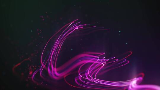 紫色粒子线条动态背景
