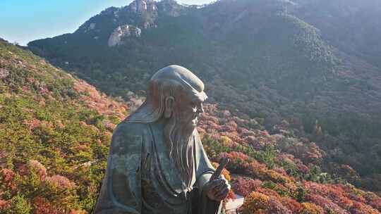 青岛崂山太清宫航拍