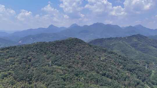 祖国巍峨大山山川森林航拍