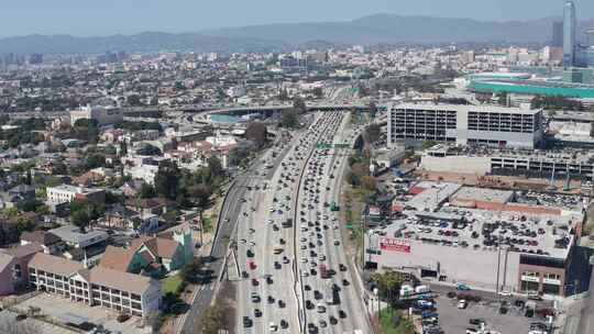 市区，洛杉矶，交通，高速公路