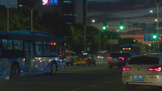 城市夜景视频素材模板下载