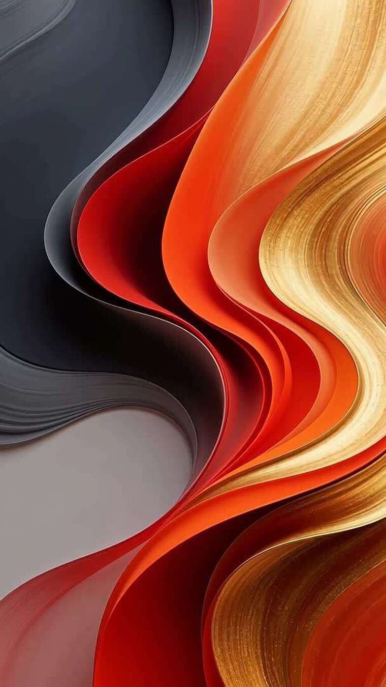 彩色波浪抽象背景