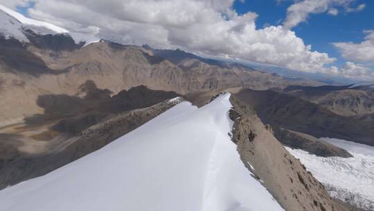 FPV 雪山（2）视频素材模板下载