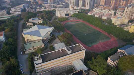 航拍福建莆田学院视频素材模板下载